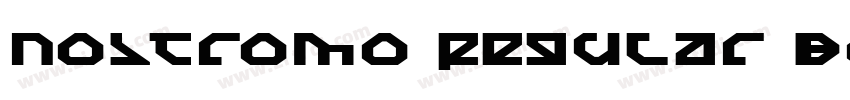 Nostromo Regular Bol字体转换